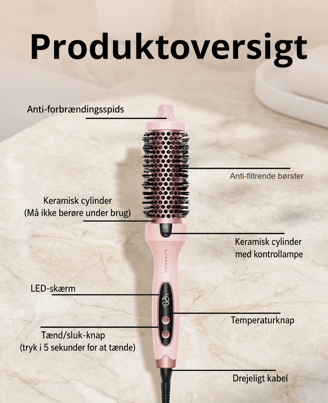 Velvyna Blowout Boost™ – Salon-styling Derhjemme