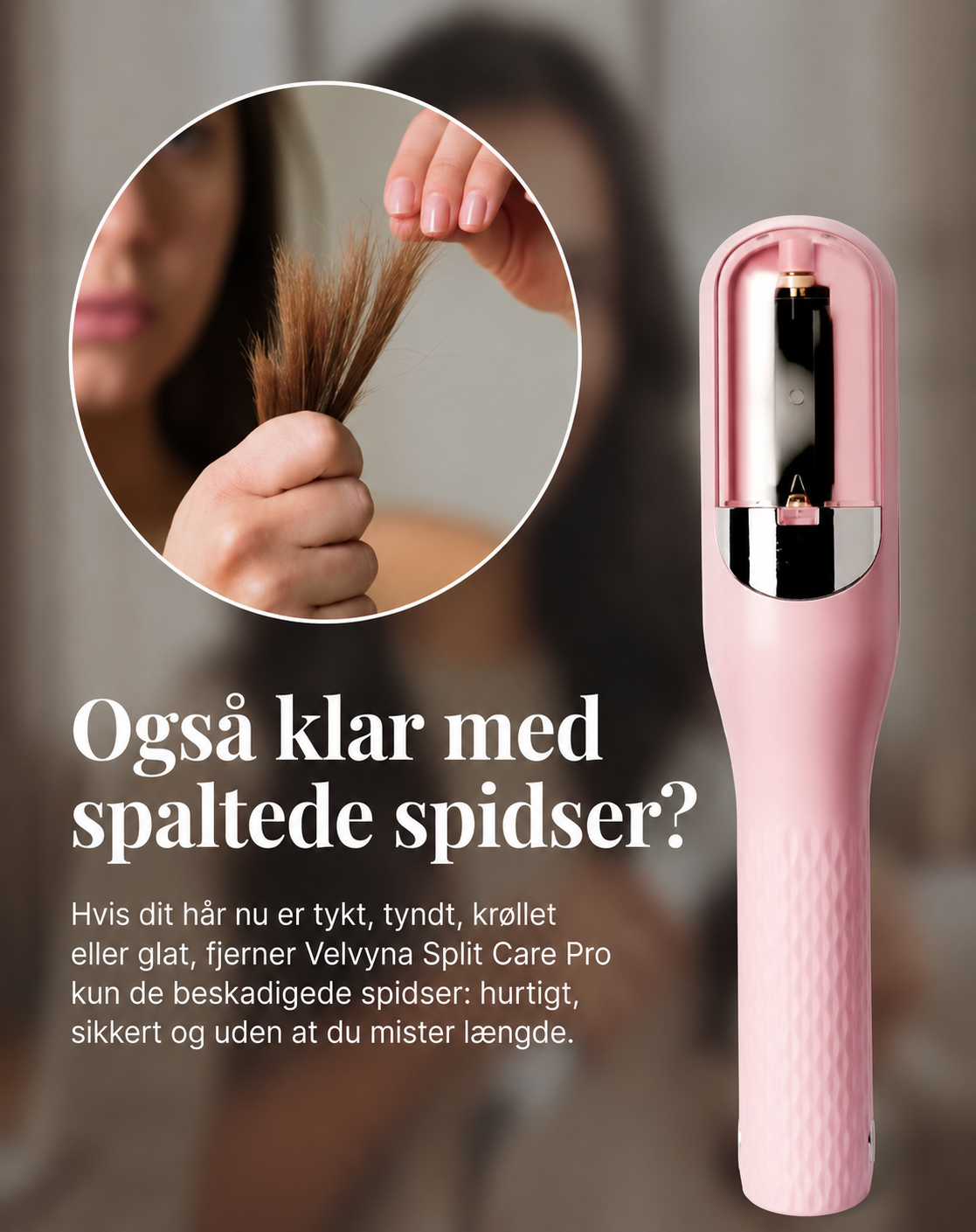 Velvyna Split End Trimmer™ – Mod Spaltede Spidser