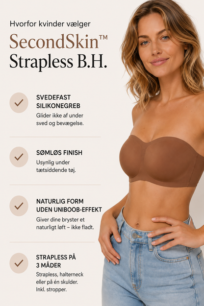 SecondSkin™ Strapless BH – Sømløs & Skridsikker