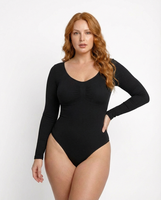 Velvyna Shaping Bodysuit – Langærmet